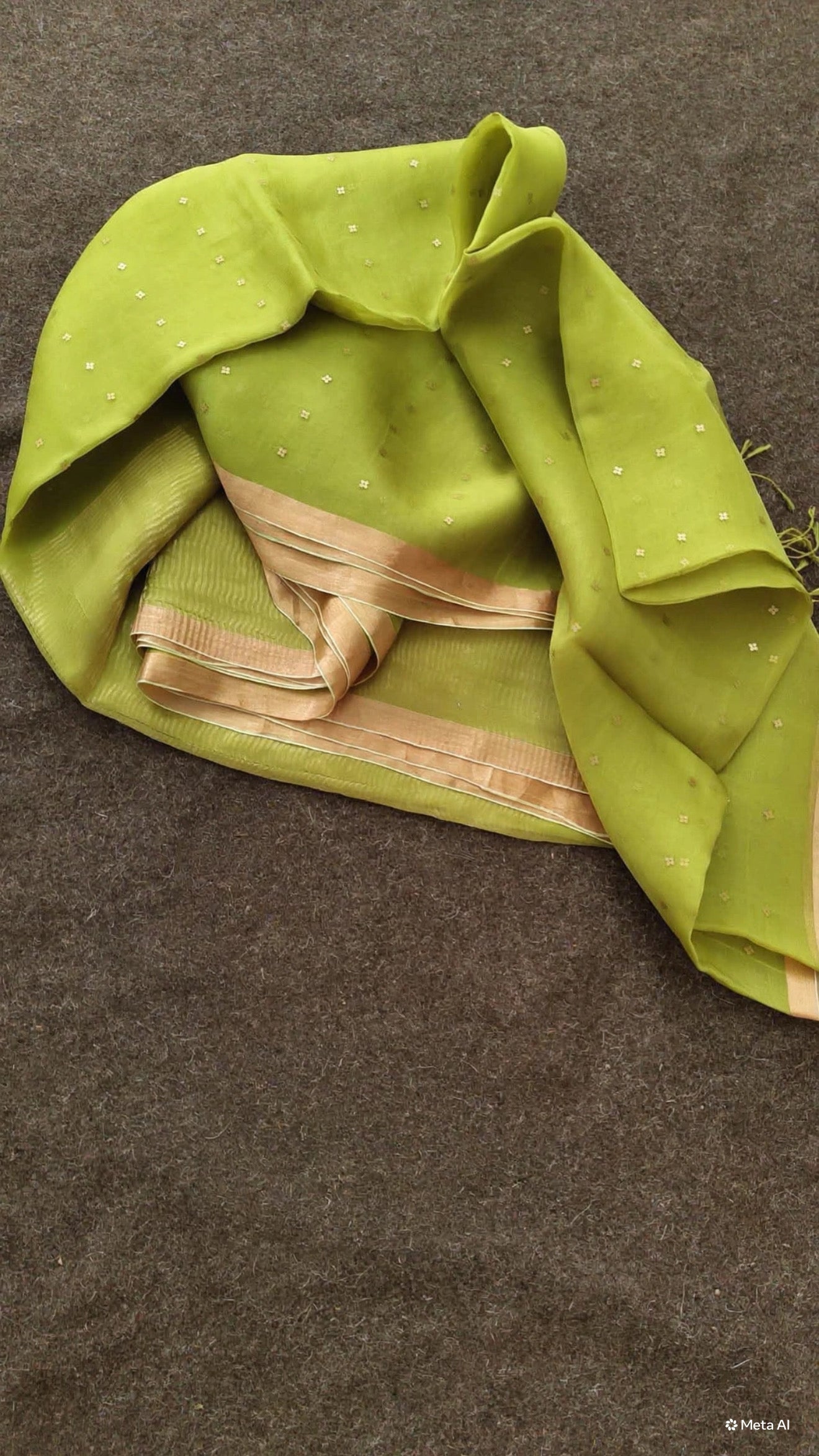 Handloom pure muslin silk sarees with sequins weaving