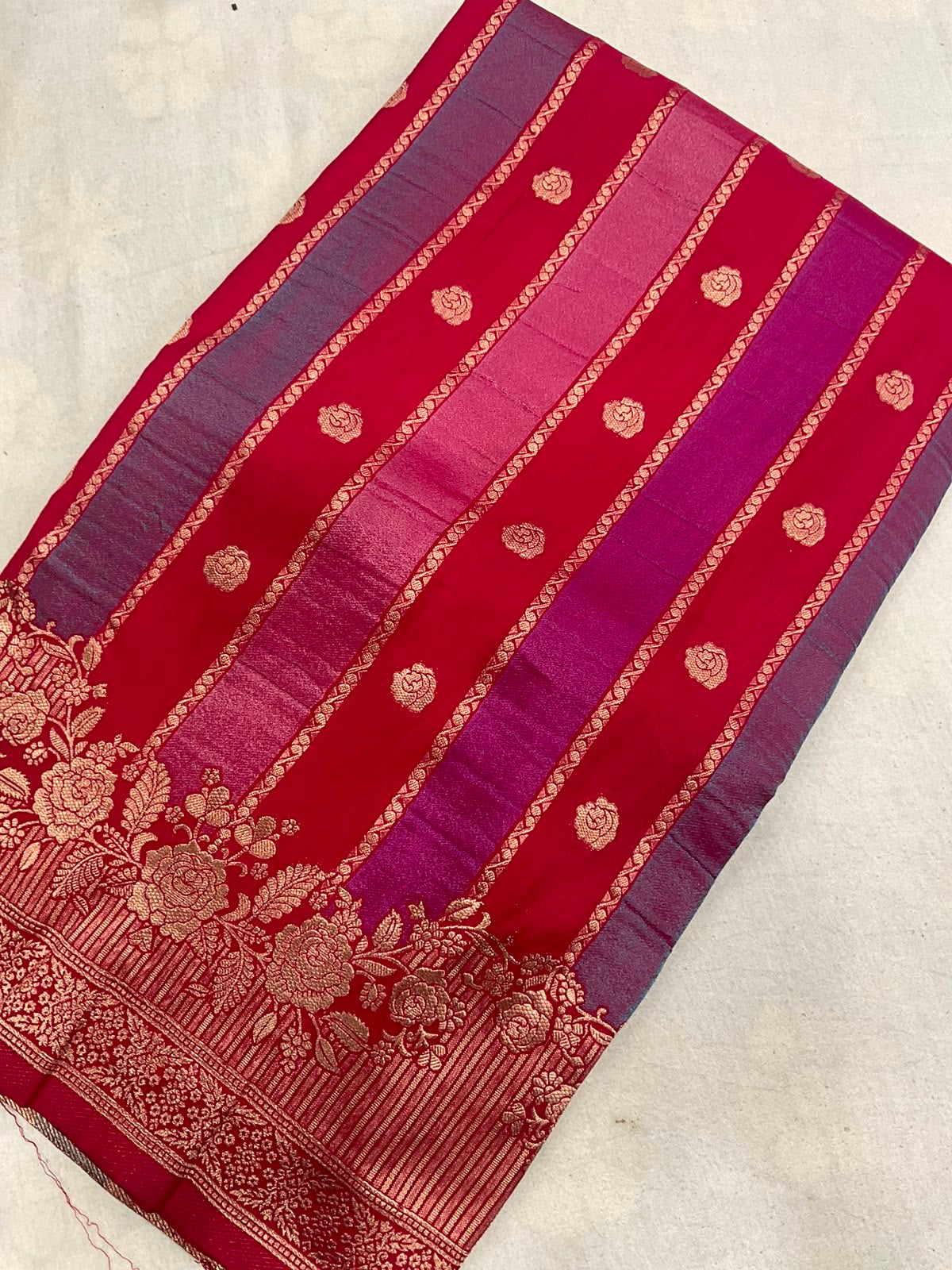 Exclusive banaras rangkat soft silk sarees with rich weaving allover