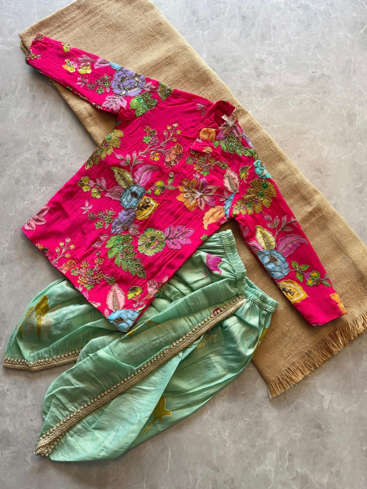 Boys (1-16 years ) Exclusive kurta and dhoti set fully stitched