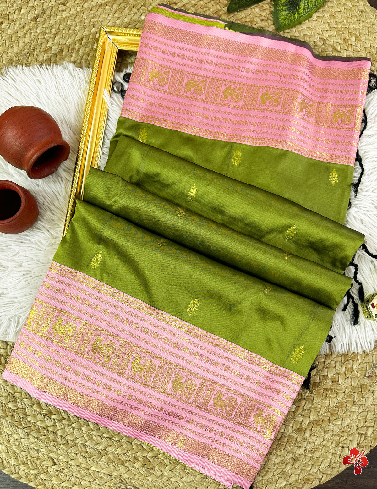 Vintage banaras soft silk sarees with weaving unstitched blouse