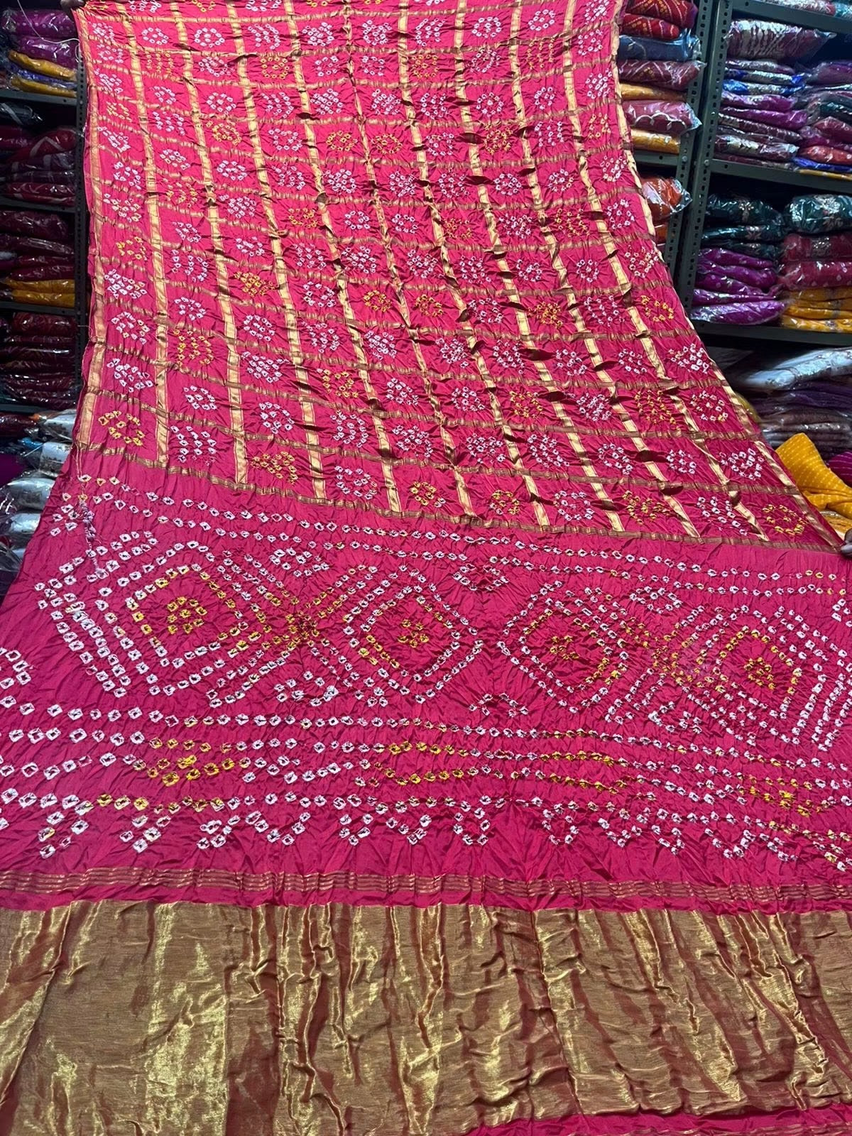 Bandini garchola tie and dye silk sarees