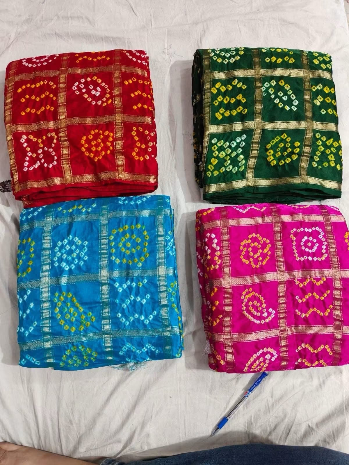 Bandini garchola tie and dye silk sarees