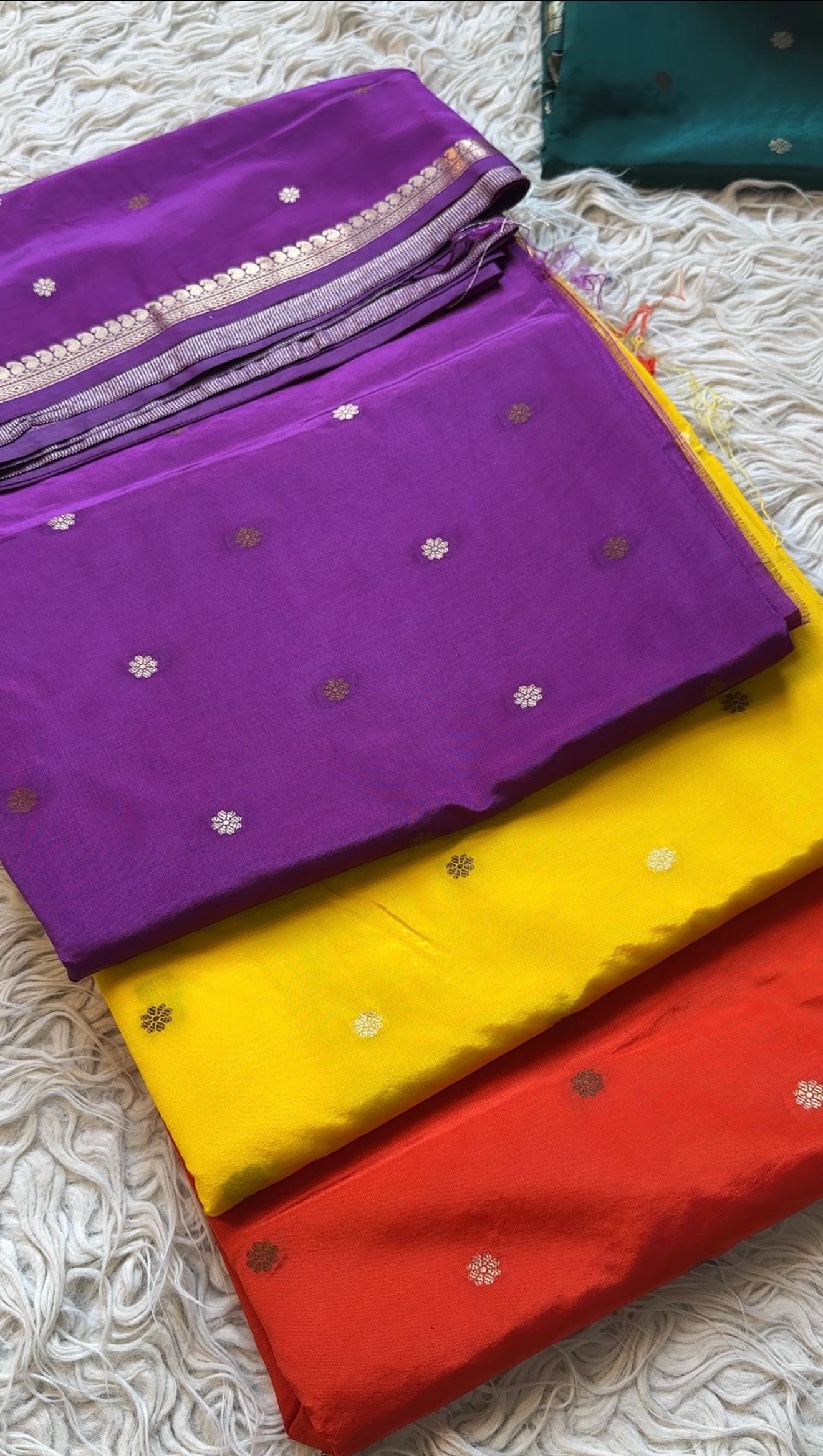 Vintage banaras soft silk sarees with allover weaving and rich unstitched blouse