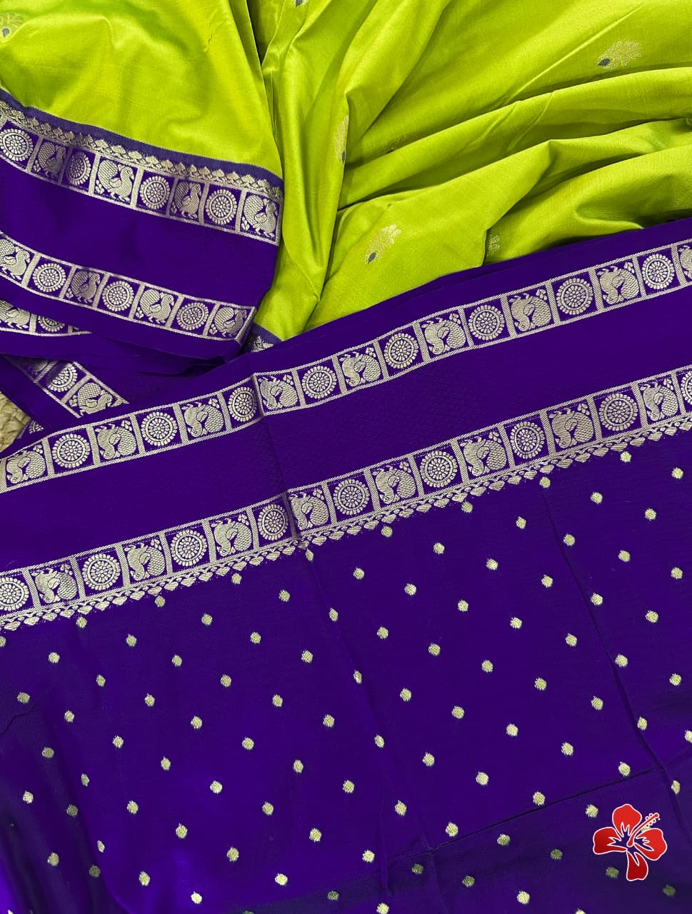 Vintage fancy banaras soft silk sarees with gap borders rich pallu and blouse unstitched