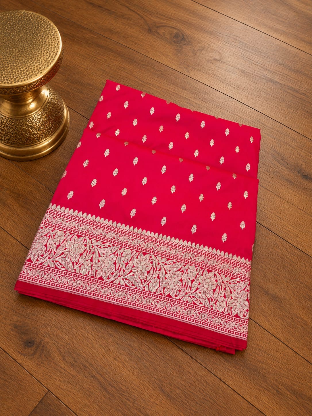 Banaras soft katan silk sarees with rich weaving allover
