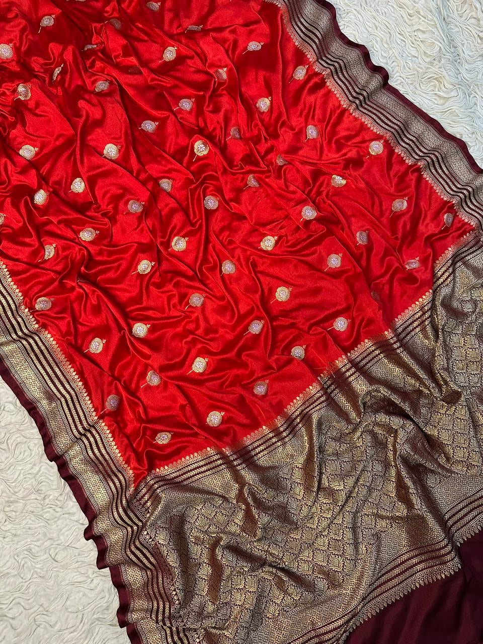 Banaras mashru satin silk sarees