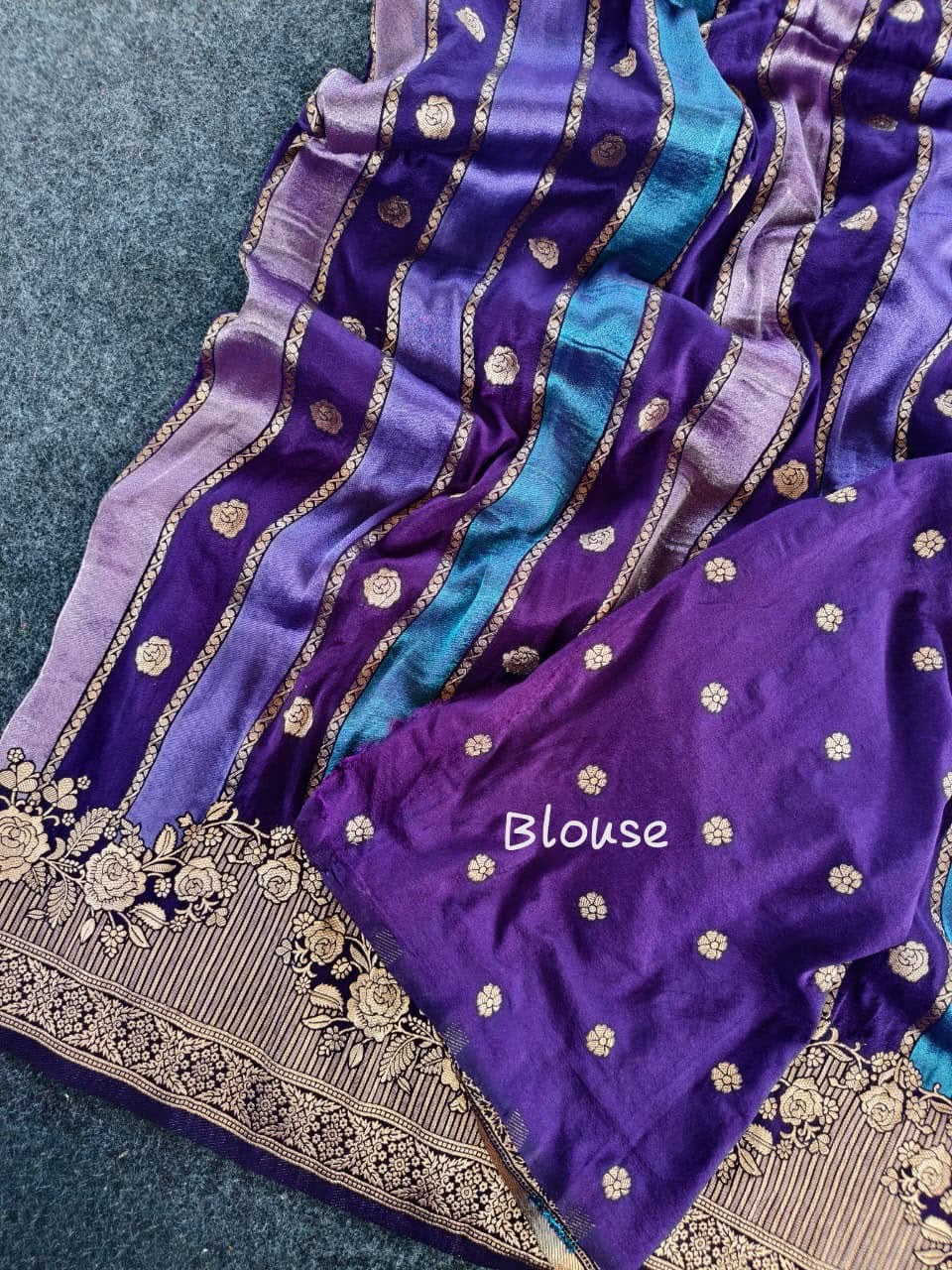 Exclusive banaras rangkat soft silk sarees with rich weaving allover