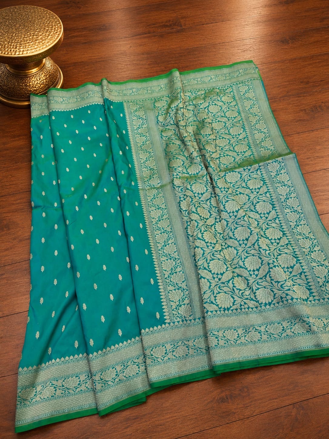 Banaras soft katan silk sarees with rich weaving allover