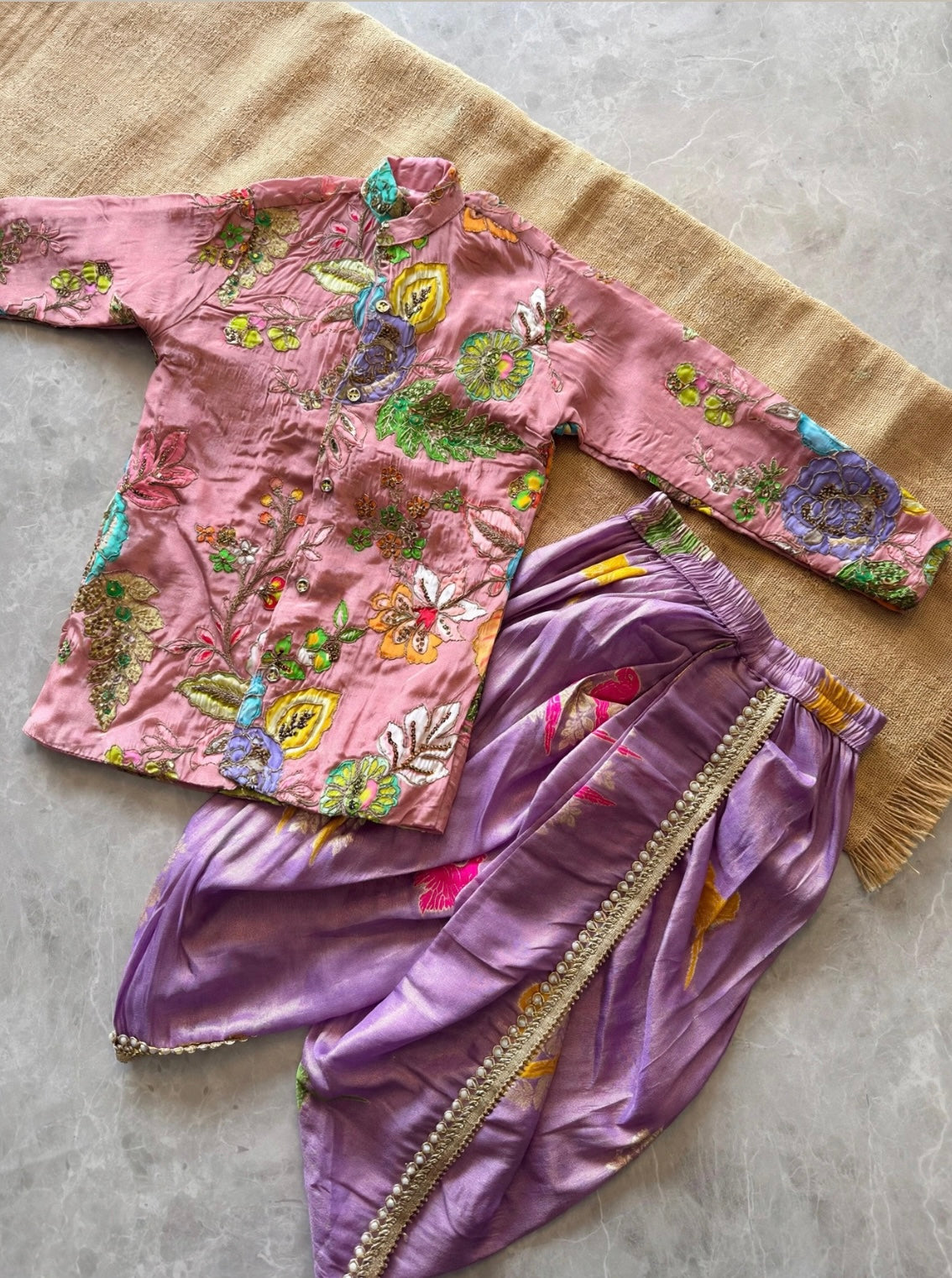 Boys (1-16 years ) Exclusive kurta and dhoti set fully stitched