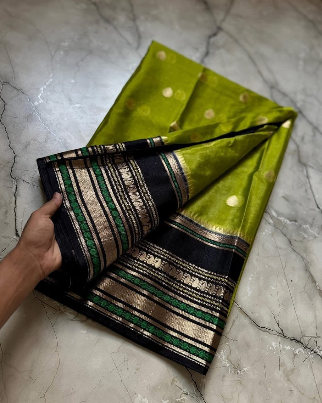 Vintage banaras soft silk sarees with rich weaving allover