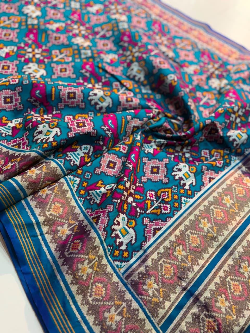 Fancy semi patan patola silk sarees