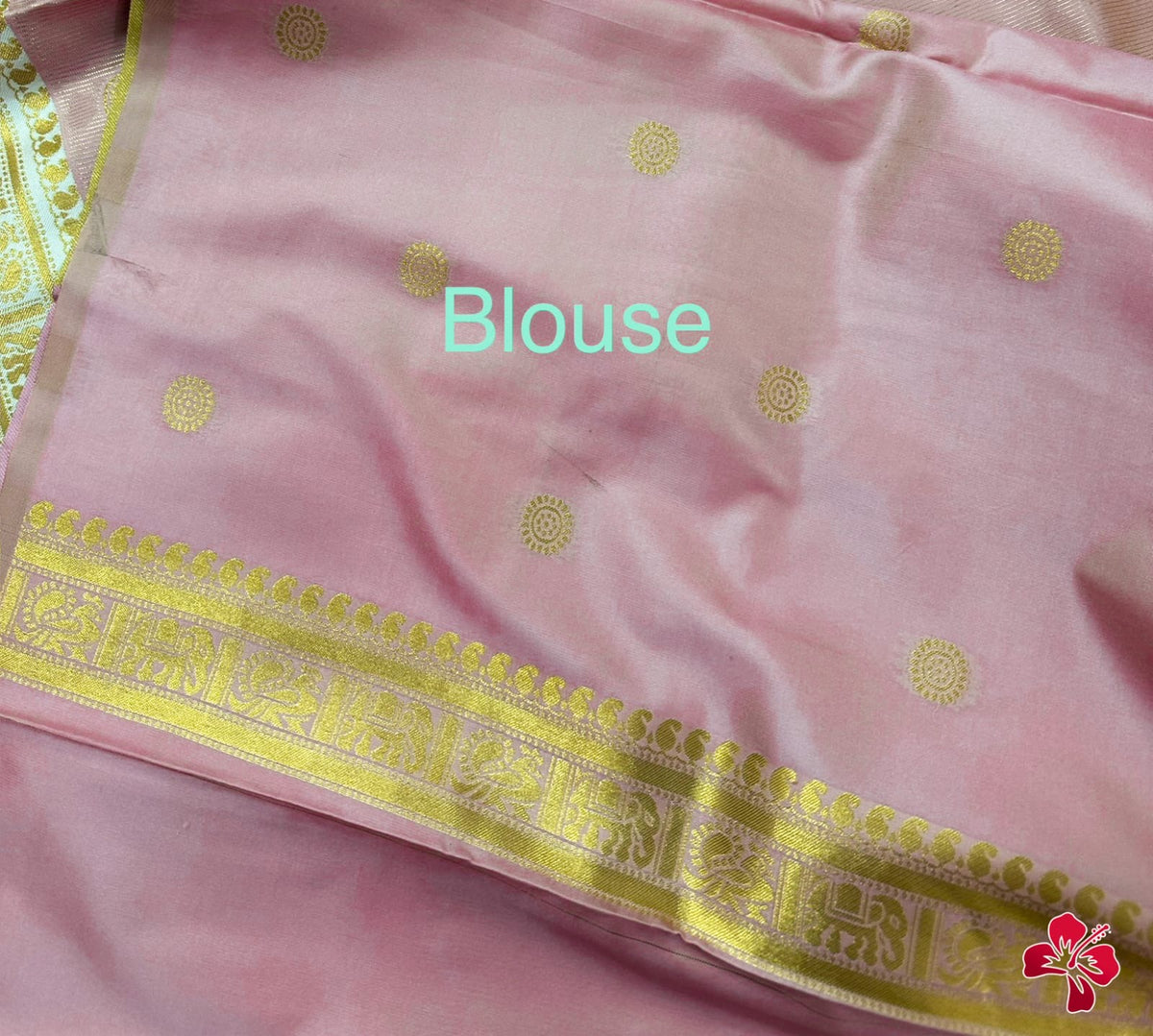 Fancy semi kanjeevaram silk saree with tanjore print