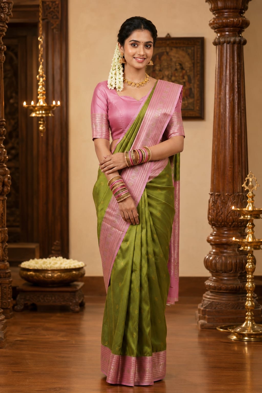 Vintage banaras soft silk sarees with weaving unstitched blouse