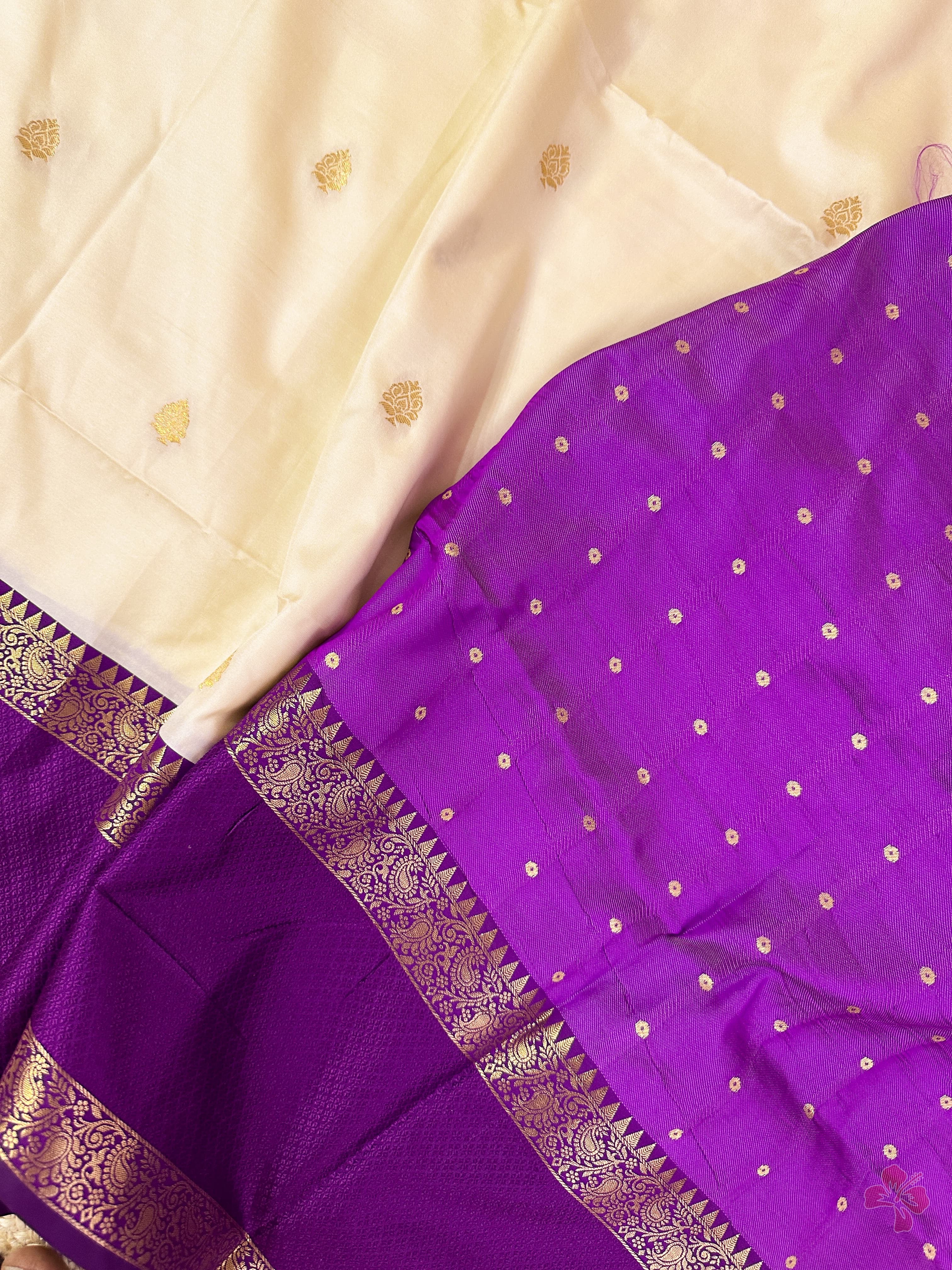 Vintage fancy banaras soft silk sarees with gap borders rich pallu and blouse unstitched