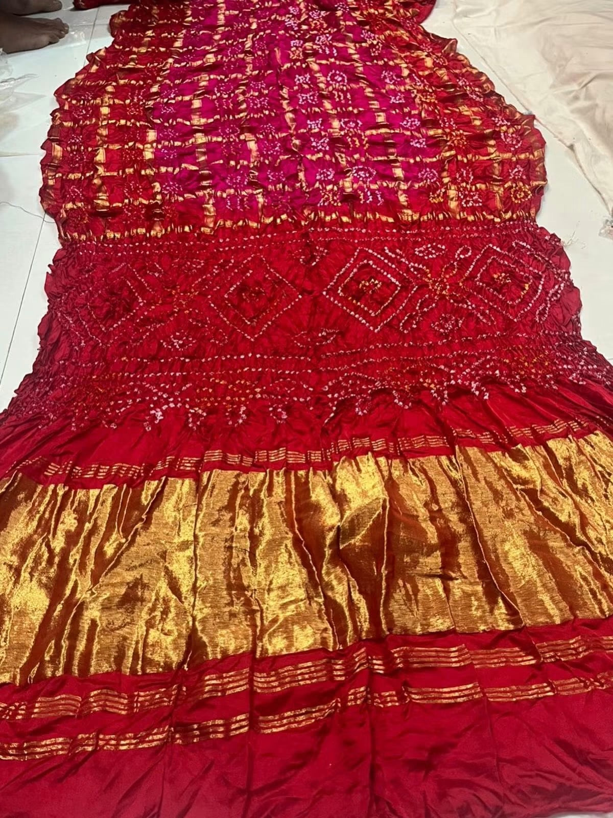 Bandini garchola tie and dye silk sarees