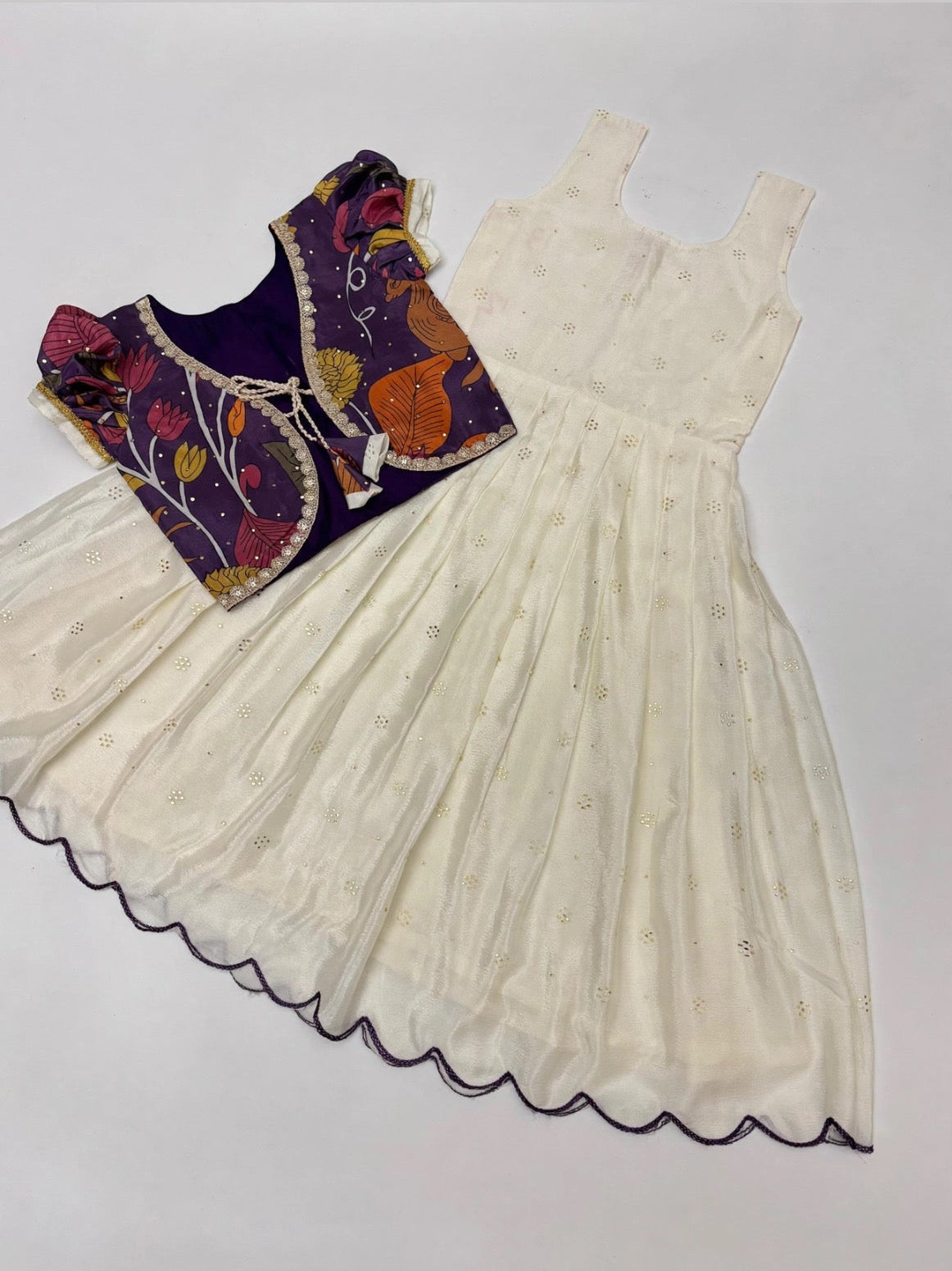Chinnon fully stitched kids dresses with jacket (1-15 years )