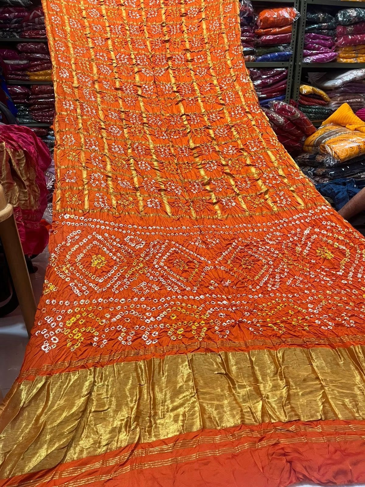 Bandini garchola tie and dye silk sarees