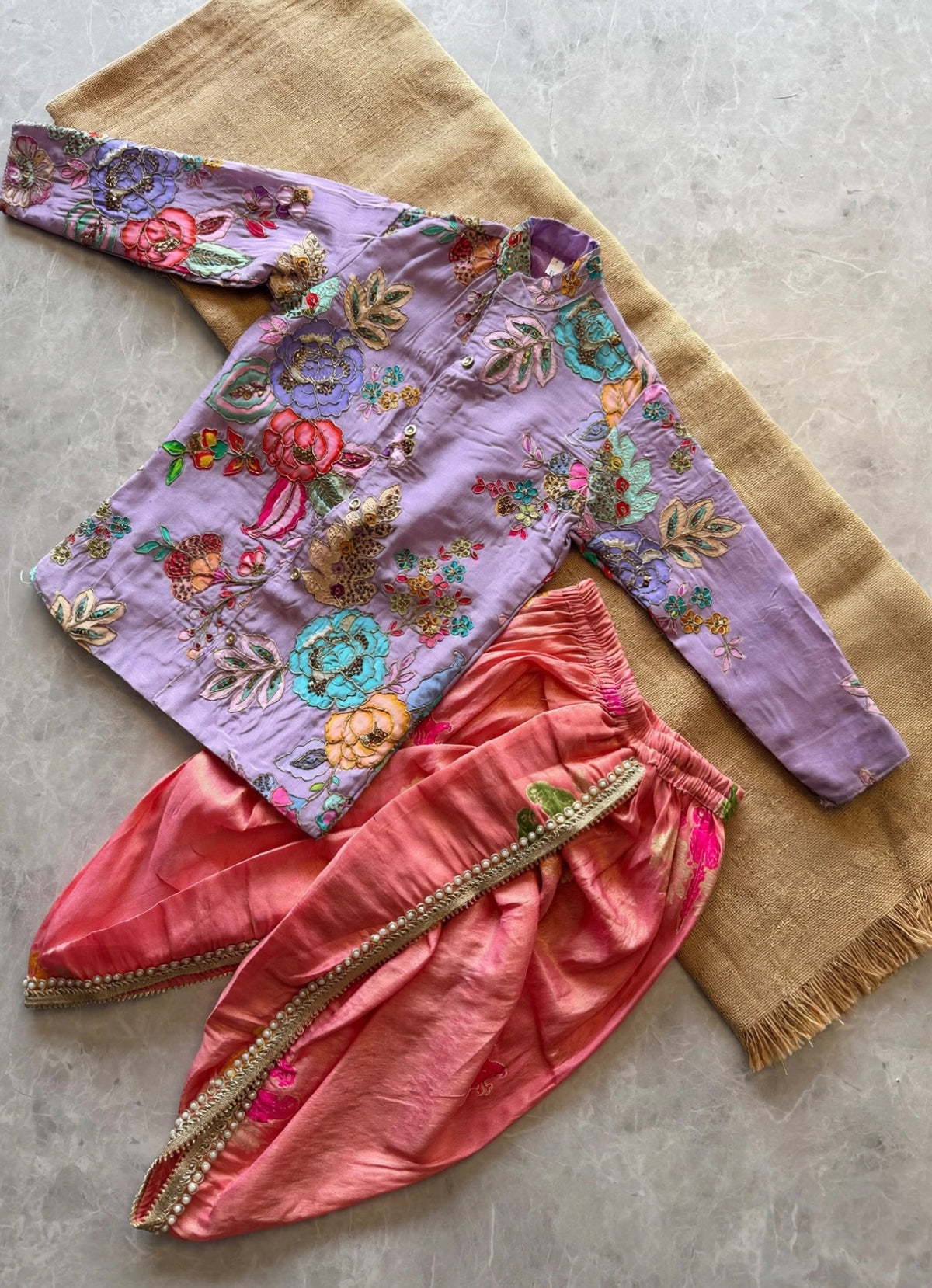 Boys (1-16 years ) Exclusive kurta and dhoti set fully stitched