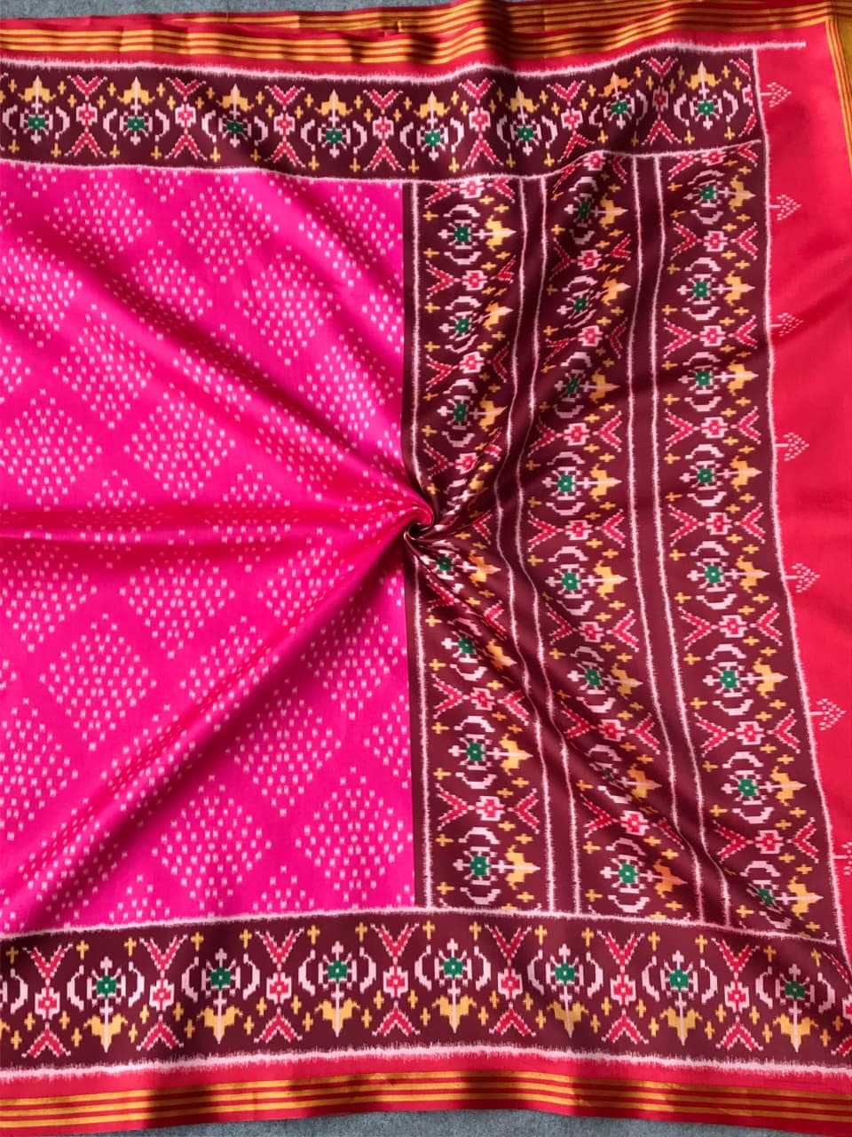 Fancy patan patola silk sarees with unique combinations