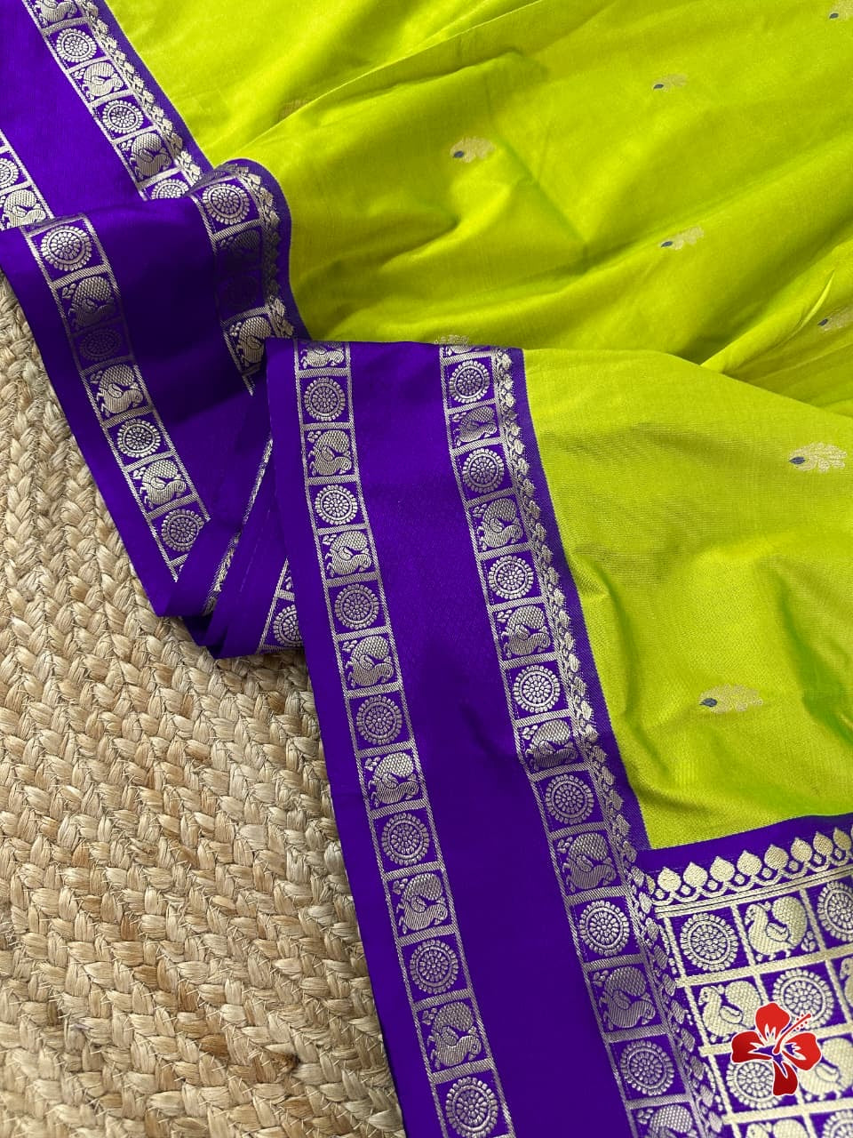 Vintage fancy banaras soft silk sarees with gap borders rich pallu and blouse unstitched