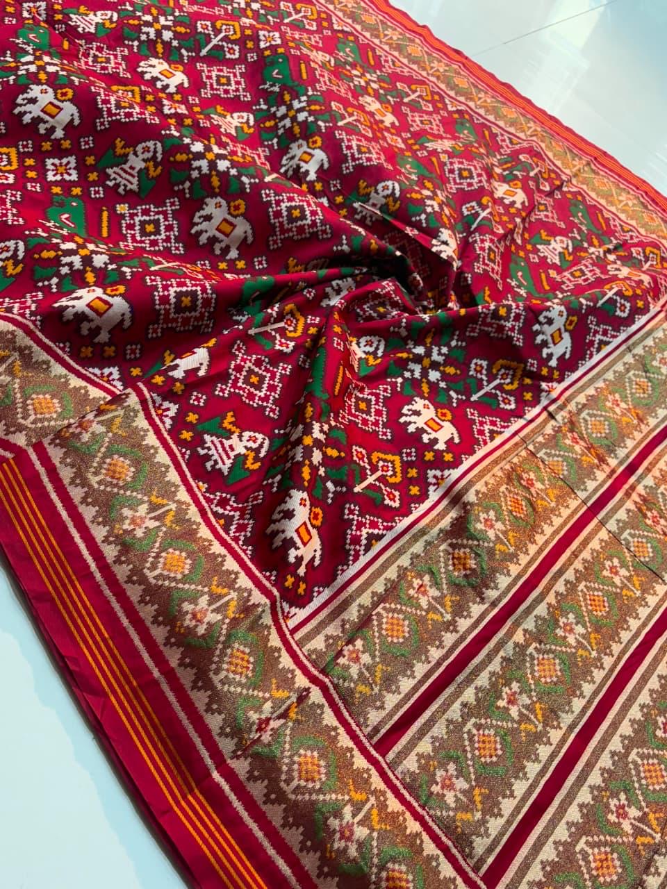 Fancy semi patan patola silk sarees