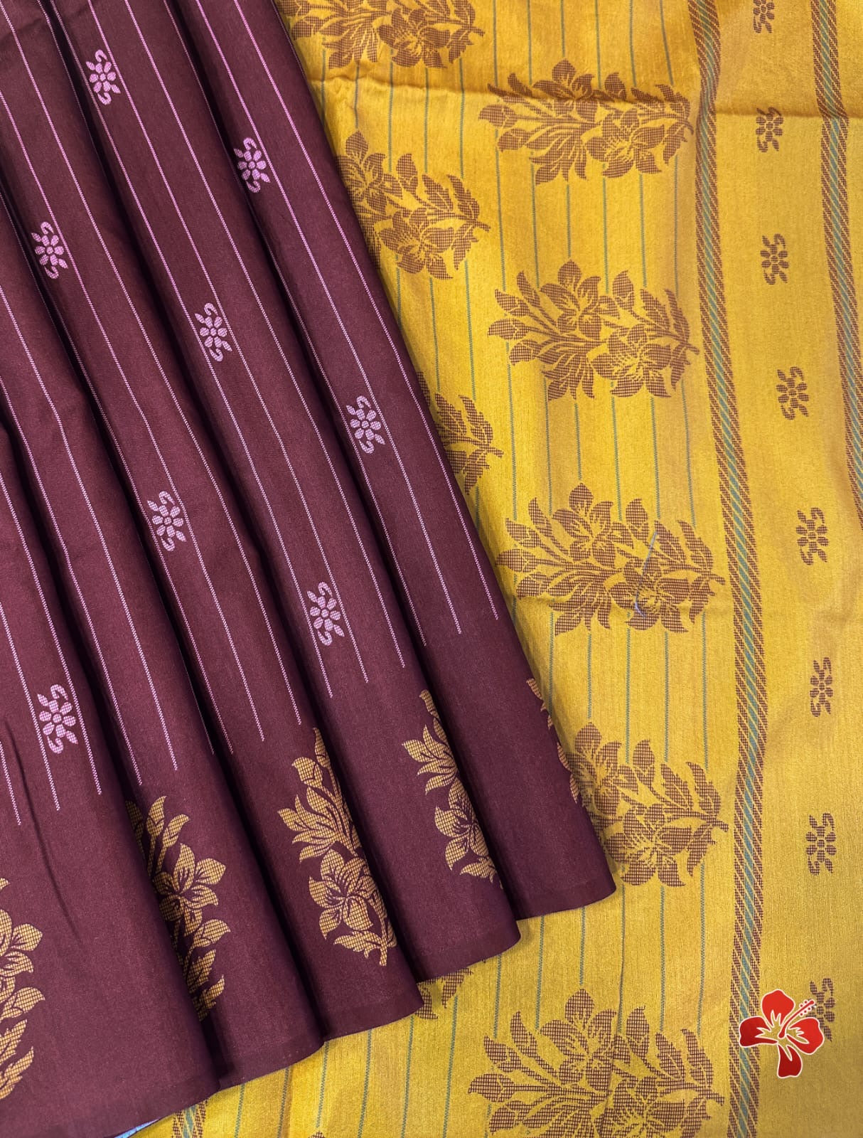 Fancy tussar silk cotton saree in unique combination