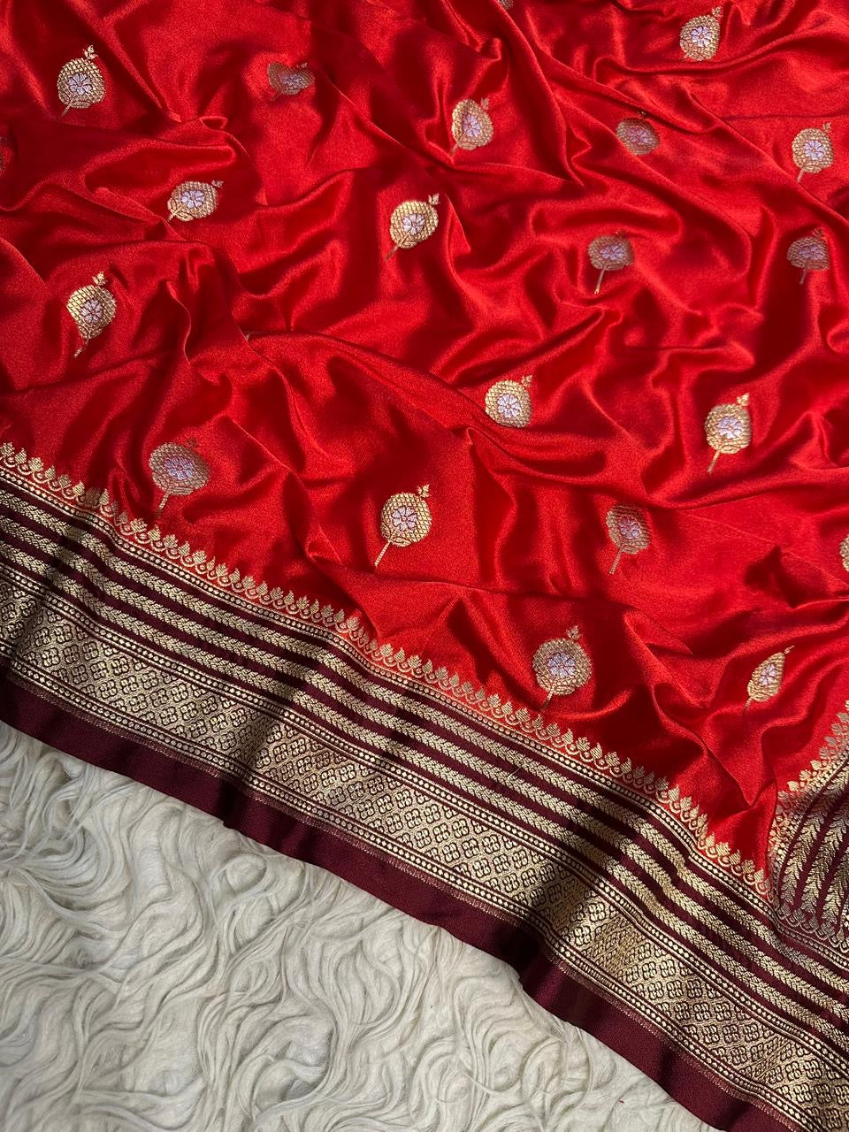 Banaras mashru satin silk sarees