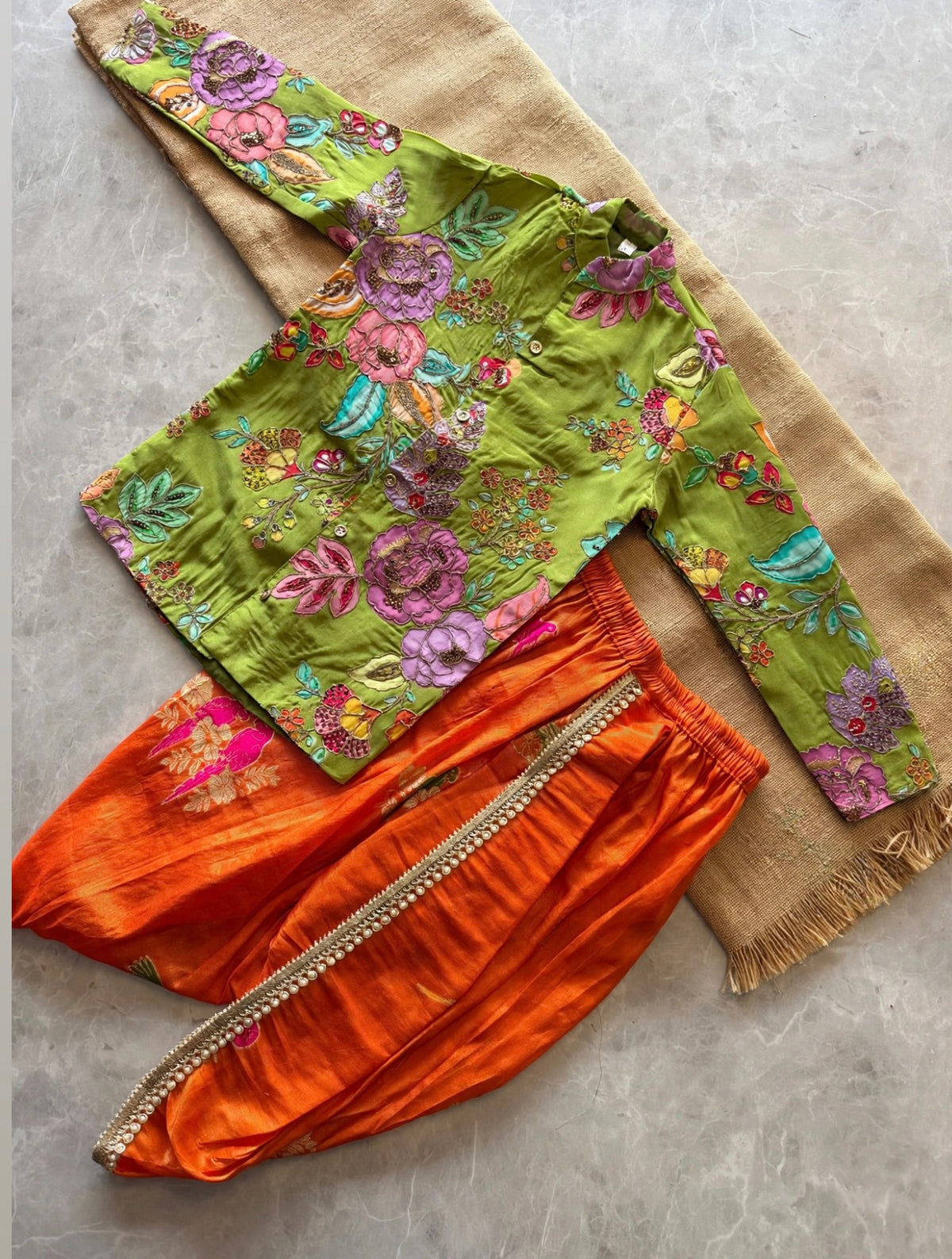Boys (1-16 years ) Exclusive kurta and dhoti set fully stitched