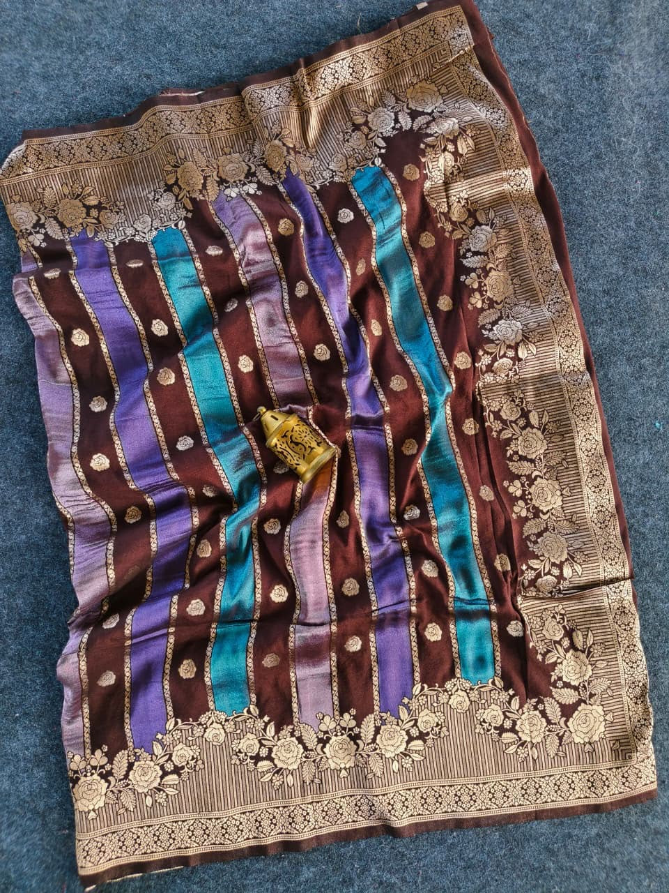 Exclusive banaras rangkat soft silk sarees with rich weaving allover