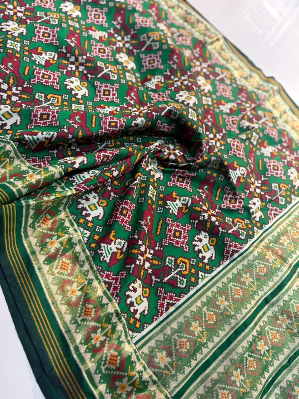 Fancy semi patan patola silk sarees