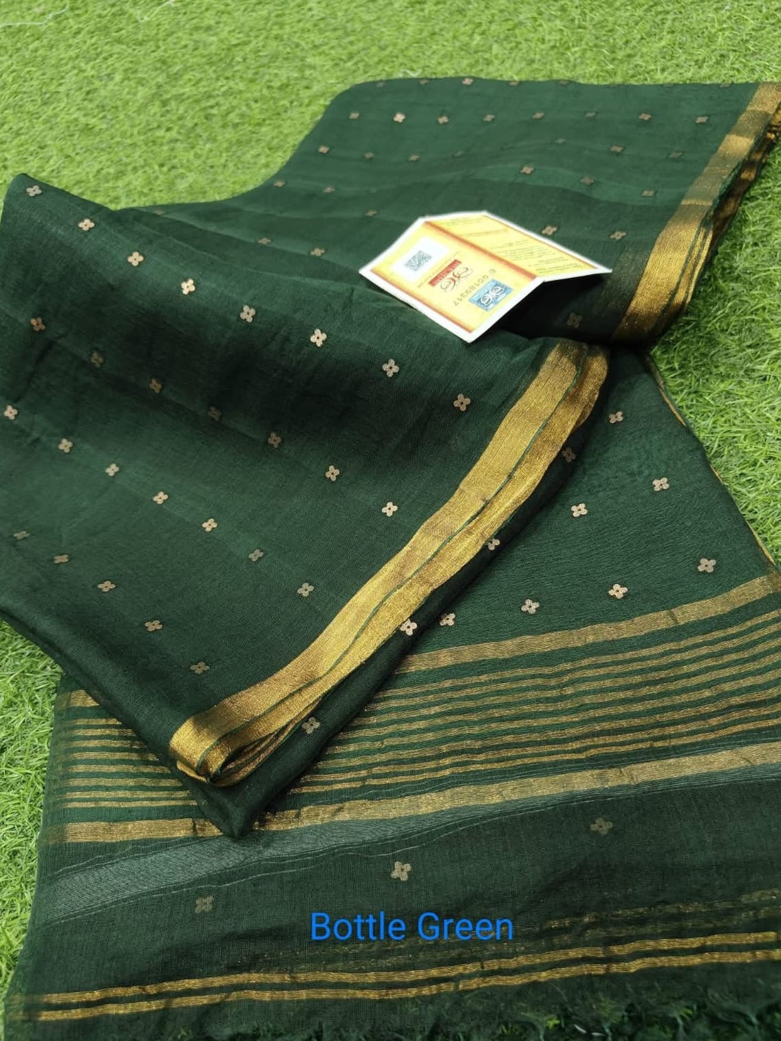 Handloom pure muslin silk sarees with sequins weaving