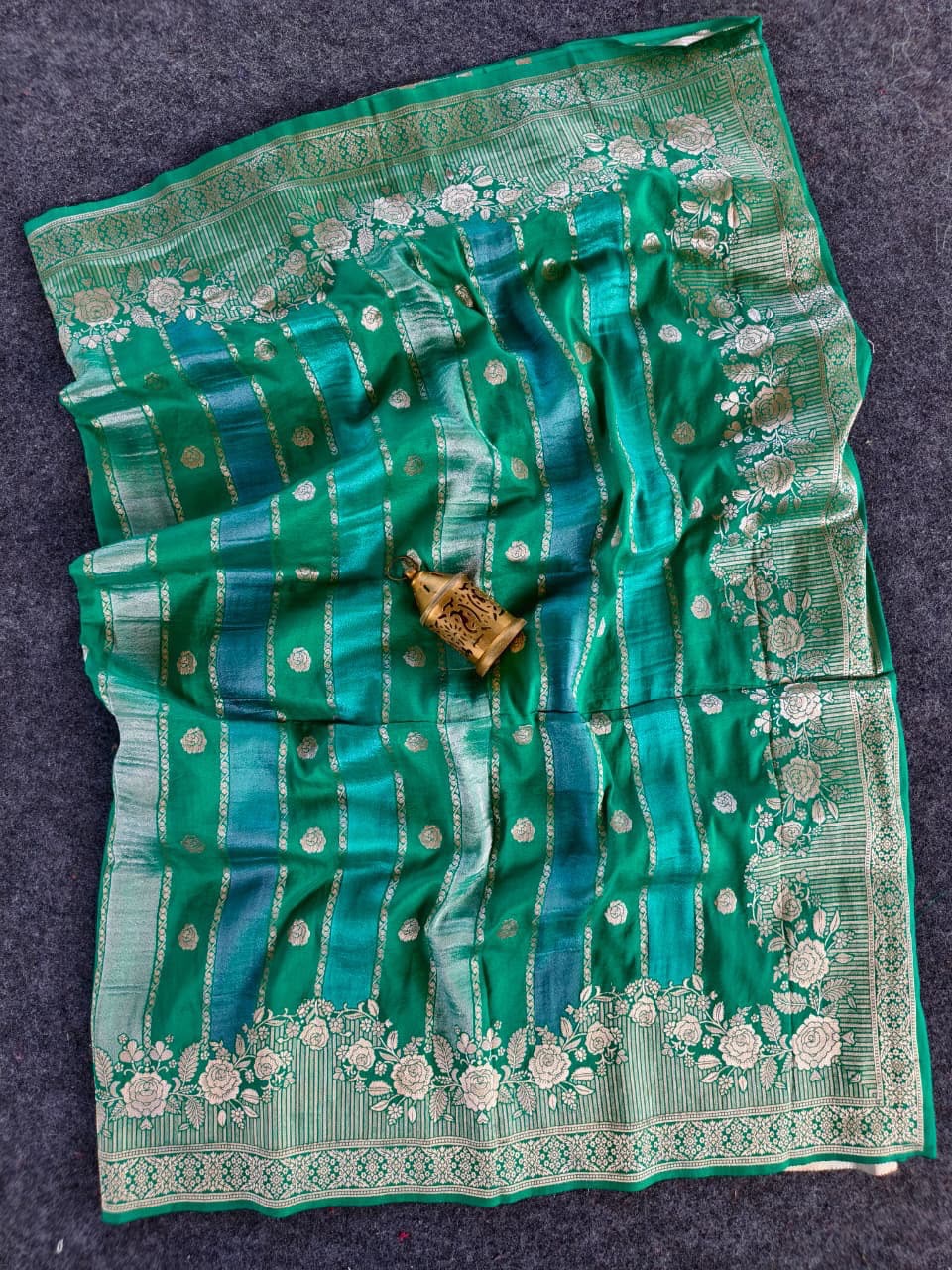 Exclusive banaras rangkat soft silk sarees with rich weaving allover