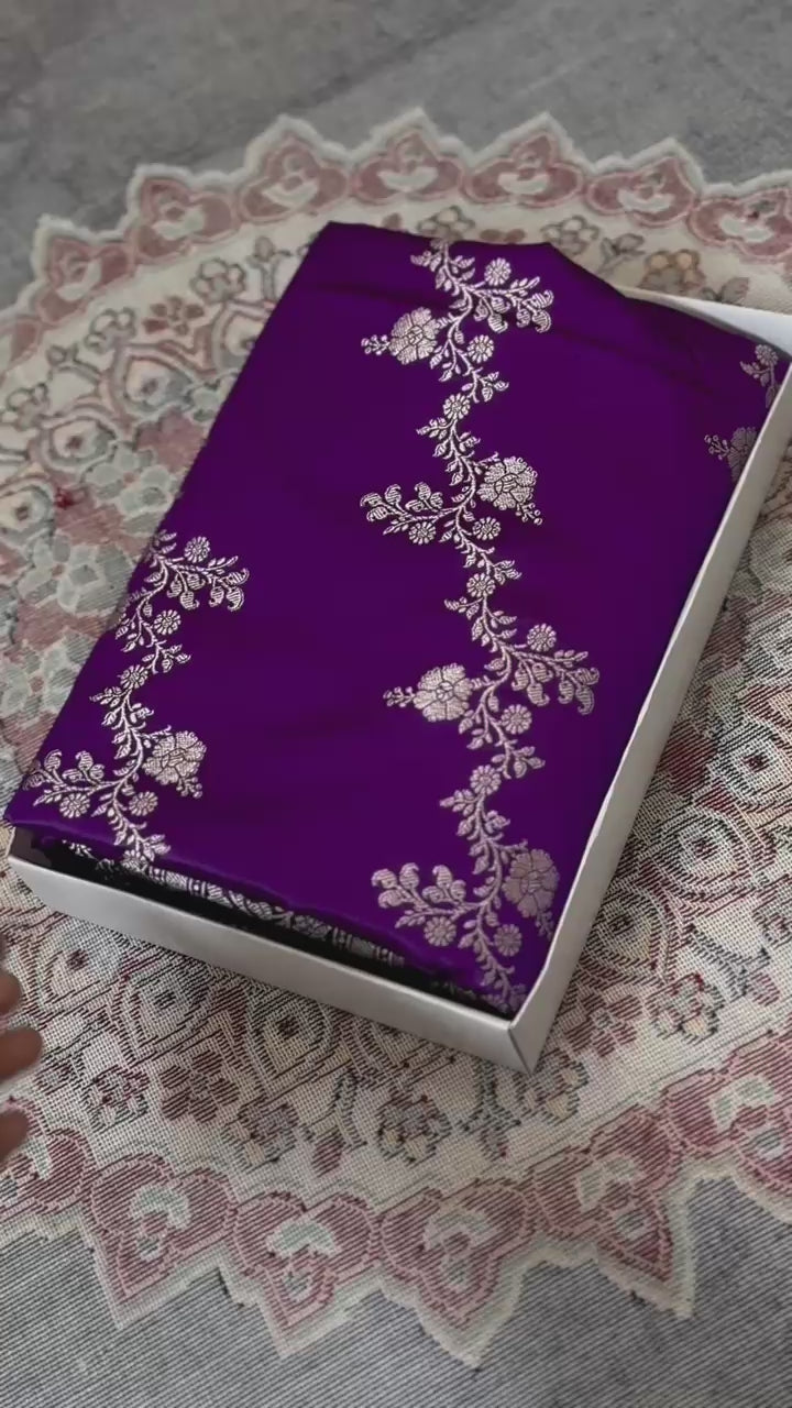 Banaras mashru satin silk sarees with allover lehariya weaving